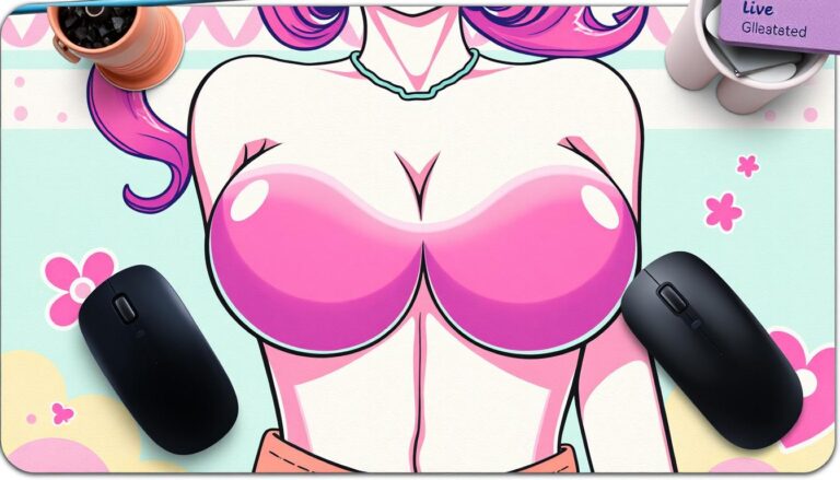 Anime Boob Mouse Pads Boob Mouse Pad